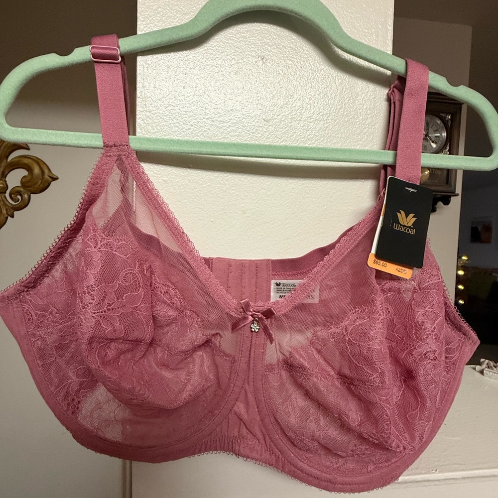 Wacoal Dusty Rose Lace Bra